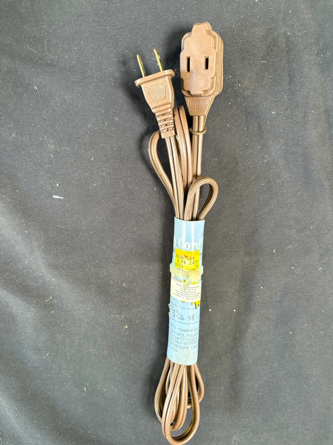 🧡2m Brown Extension Cord thumbnail