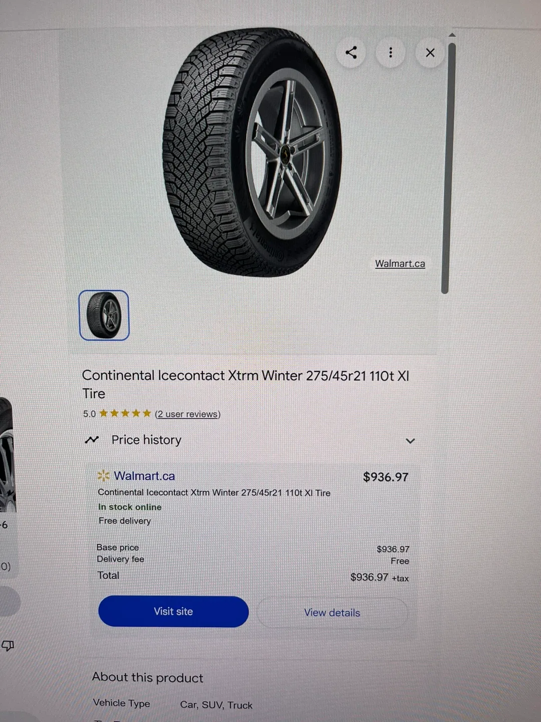 Land Rover Wheels with Pirelli Winter Tires - 275/45R21 image indicator(8)