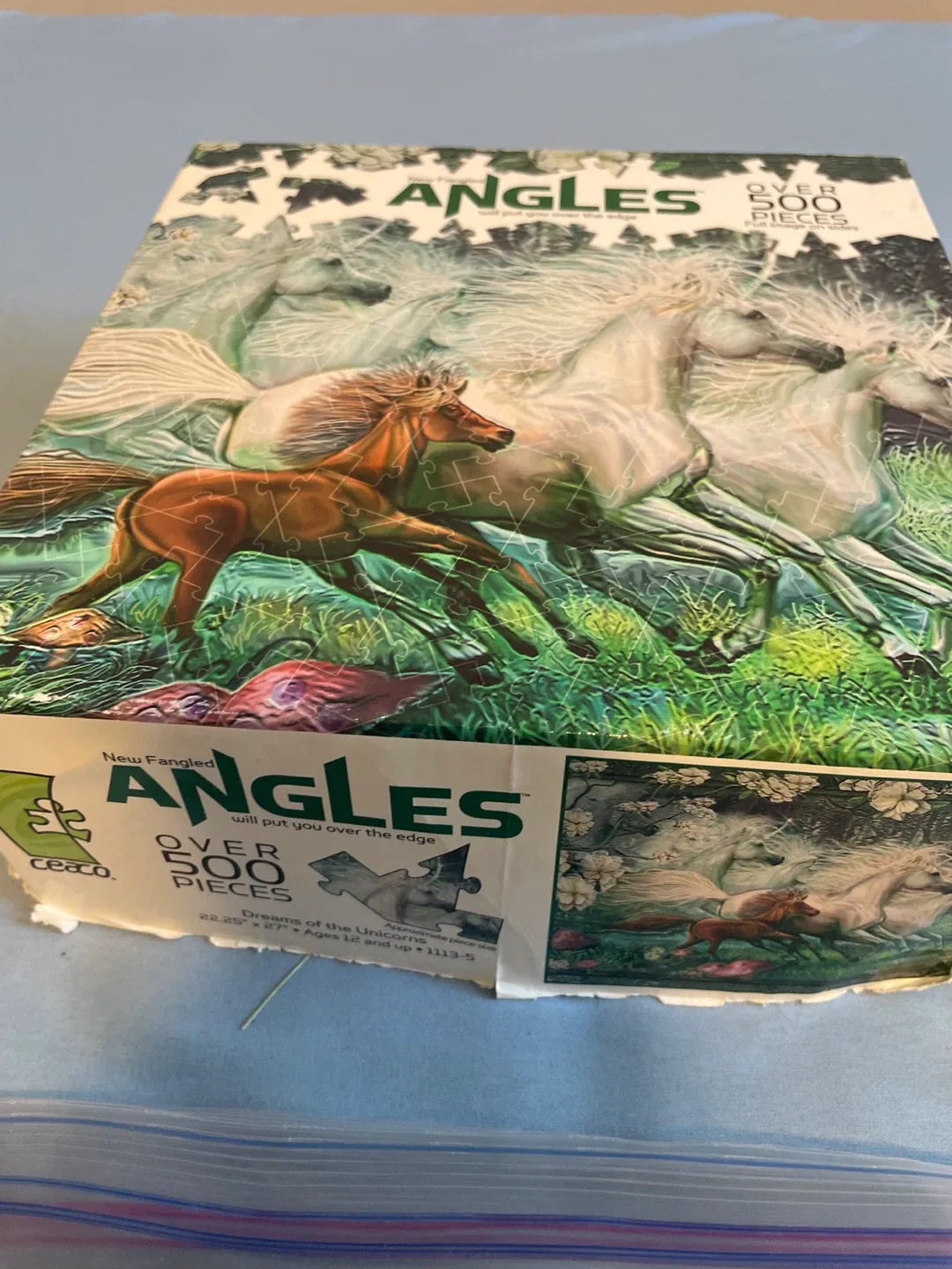 Ceaco Angles Unicorn 500 Piece Puzzle 🧩👍 image indicator(2)