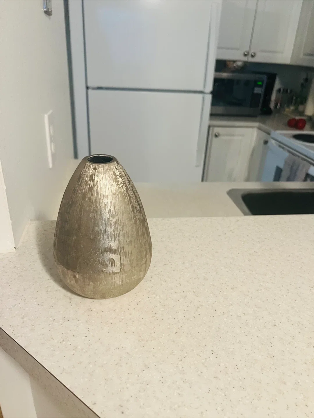 Small Decorative Silver Vase thumbnail