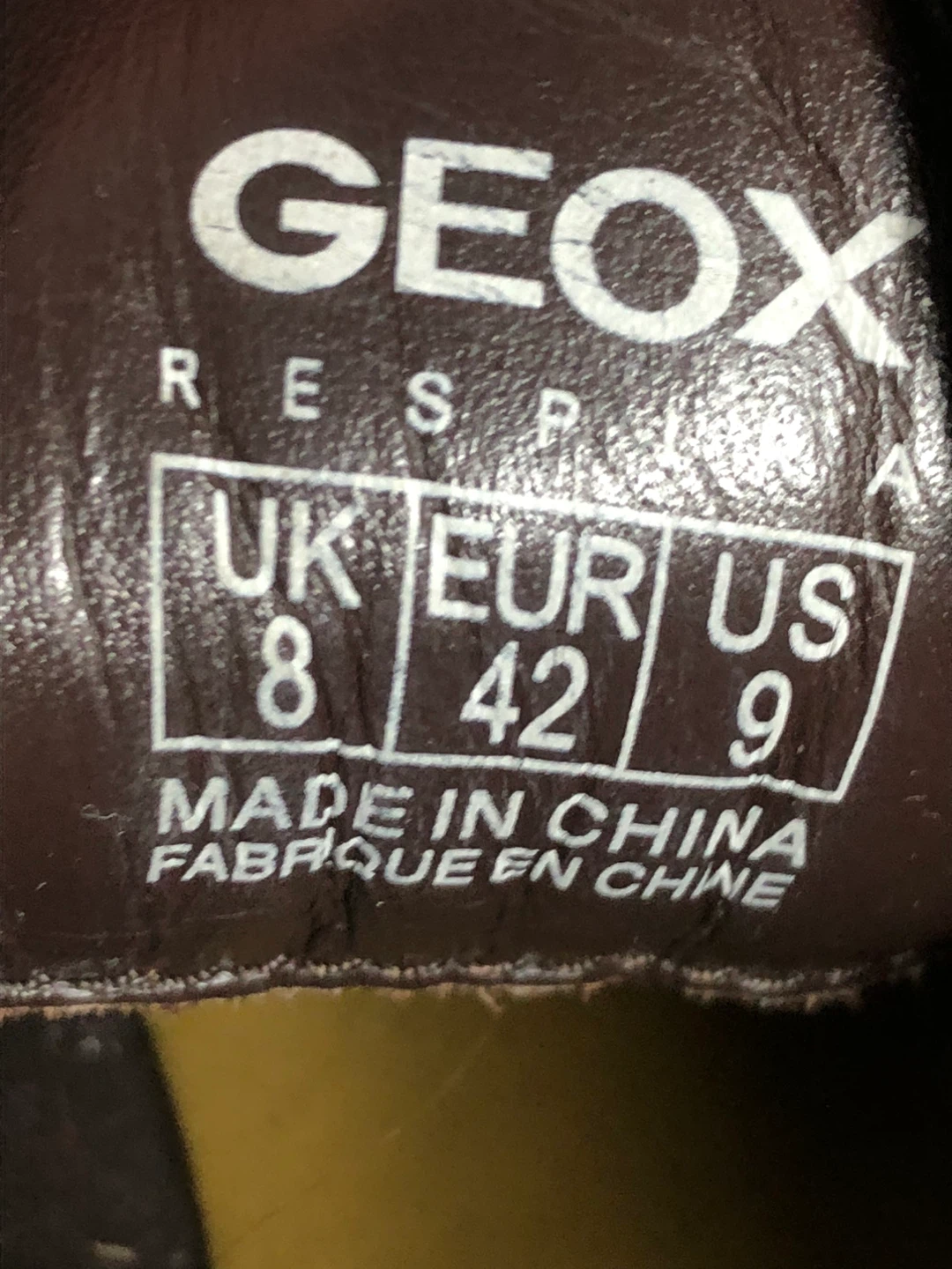 Men’s Brown Geox Shoes. Size 8. - photo 4