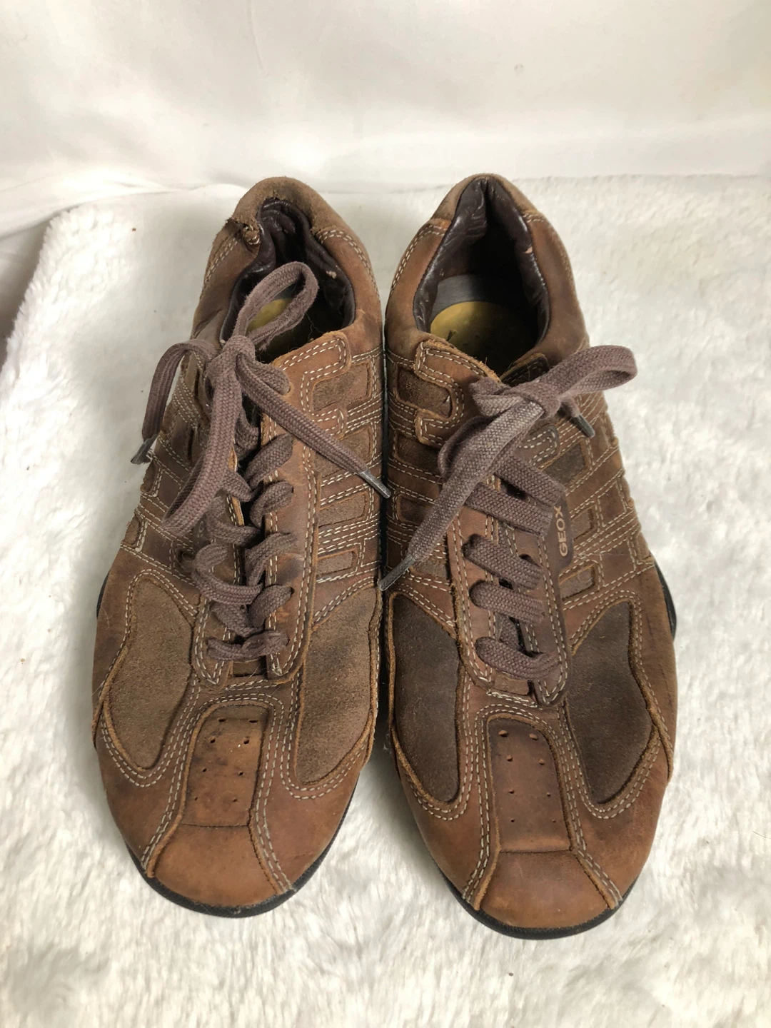 Men’s Brown Geox Shoes. Size 8. - photo 2