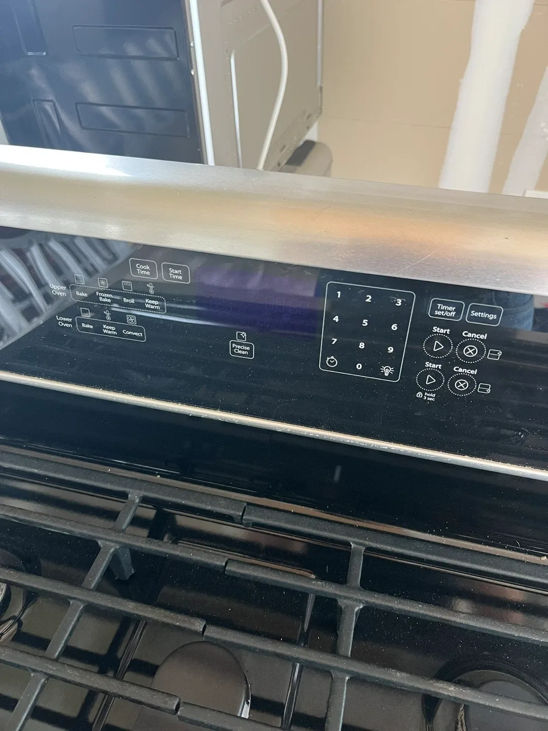 Whirlpool 6.0 cu ft Stainless Steel Double Oven Gas Stove image indicator(3)