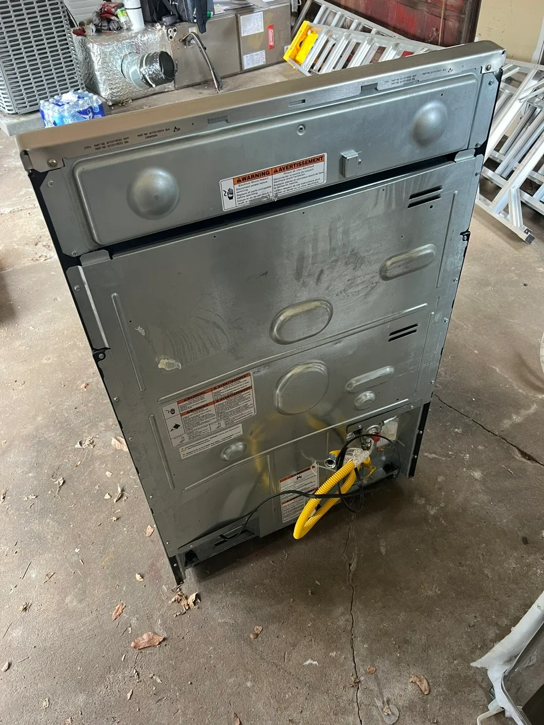 Whirlpool 6.0 cu ft Stainless Steel Double Oven Gas Stove image indicator(8)