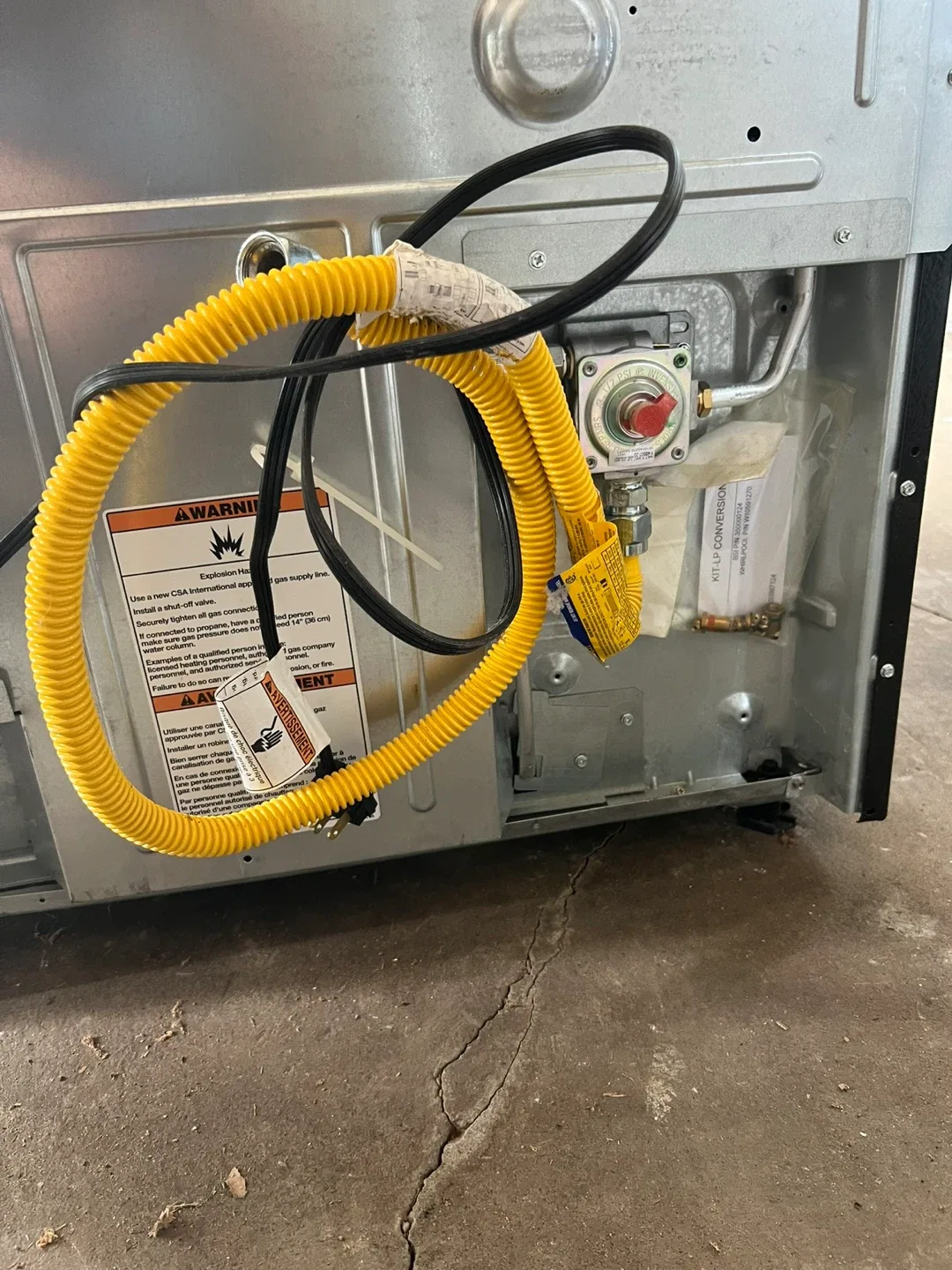 Whirlpool 6.0 cu ft Stainless Steel Double Oven Gas Stove image indicator(9)