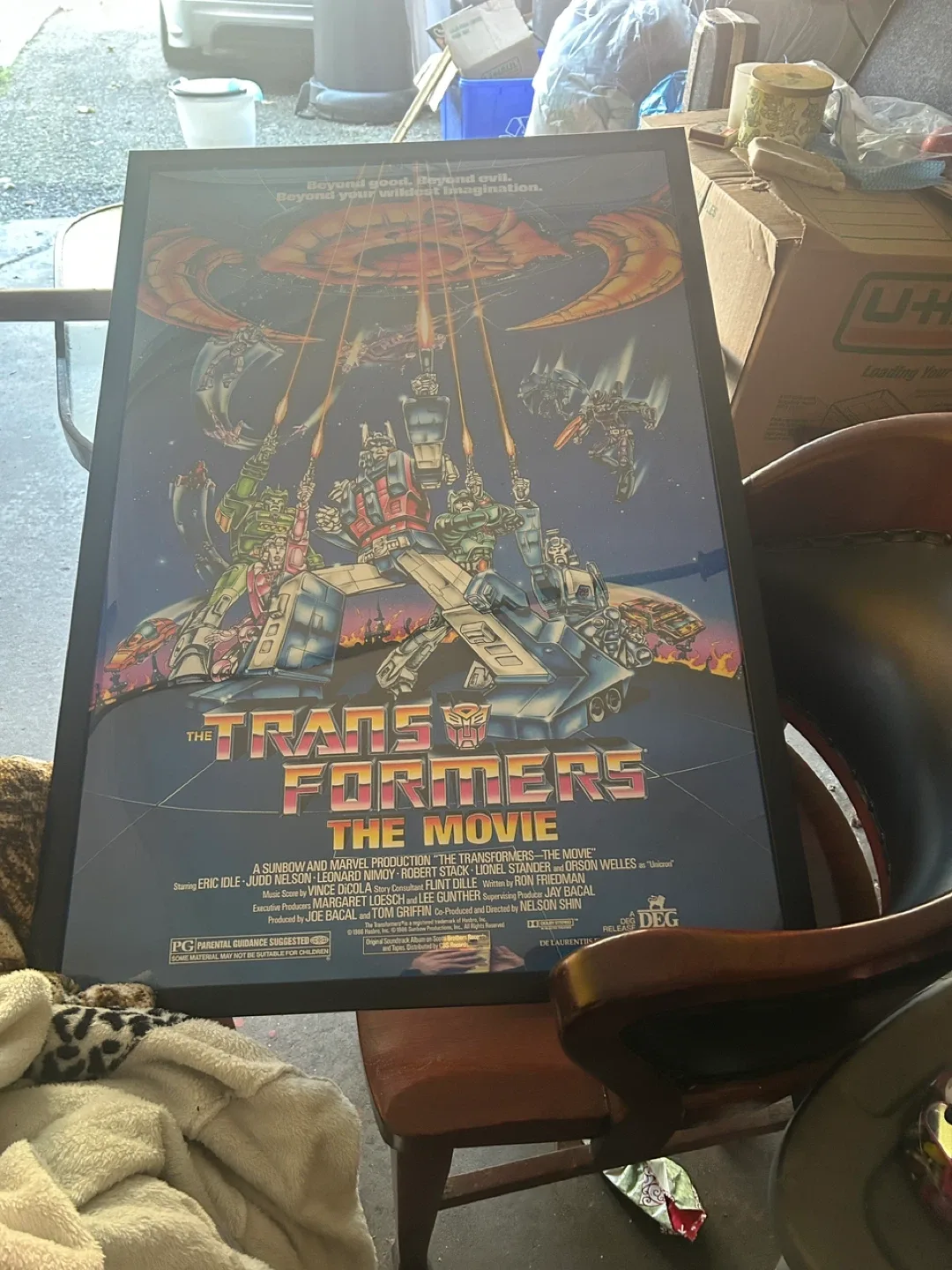 🧡The Transformers: The Movie Framed Poster🧡 image indicator(2)