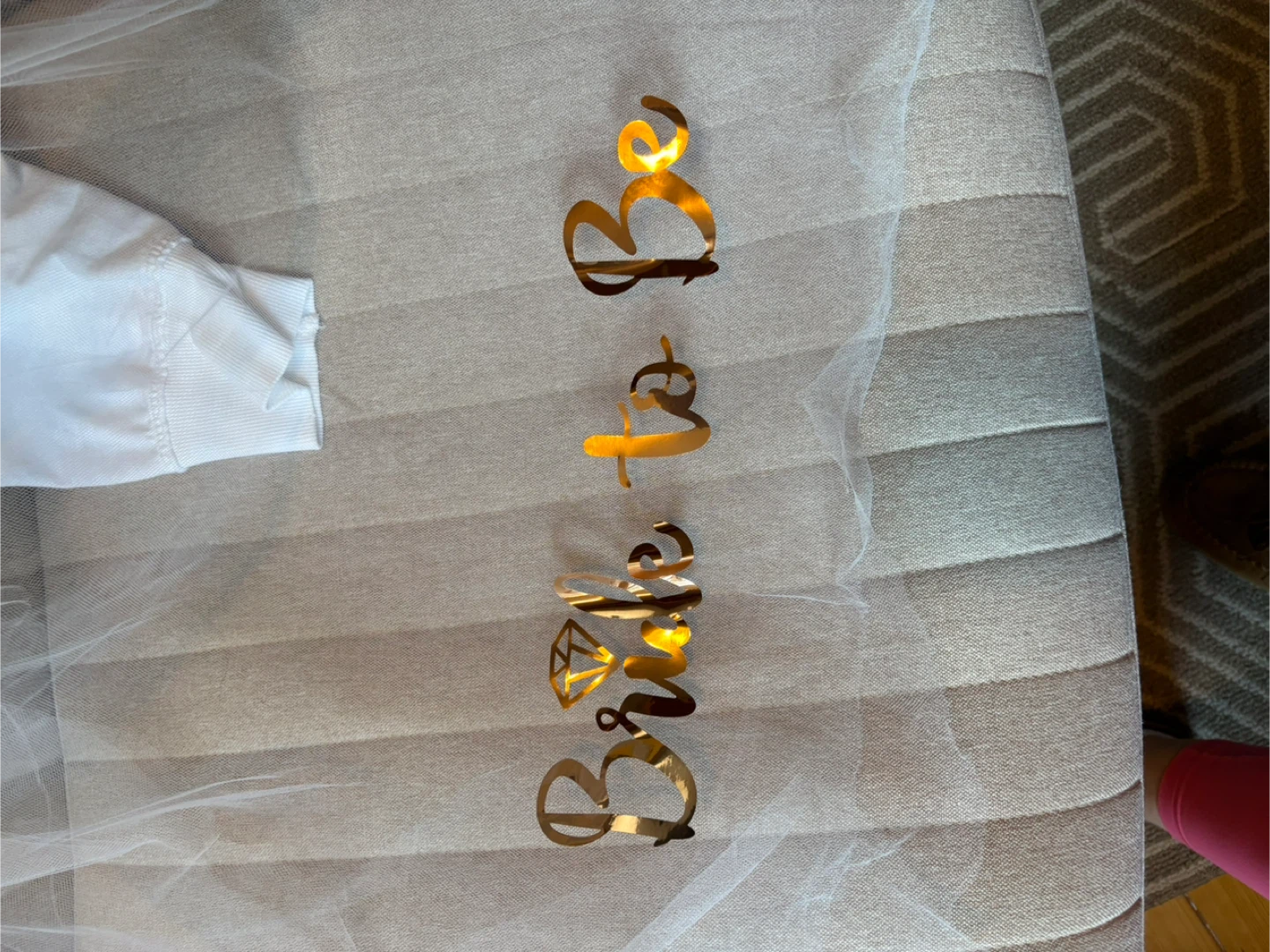 Bachelorette veil and sash - photo 2