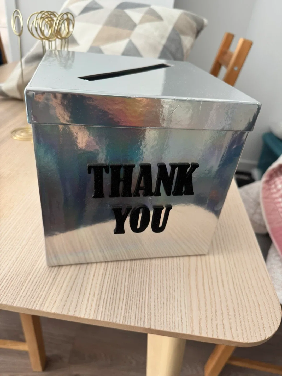 Silver Wedding Card Box image indicator(2)