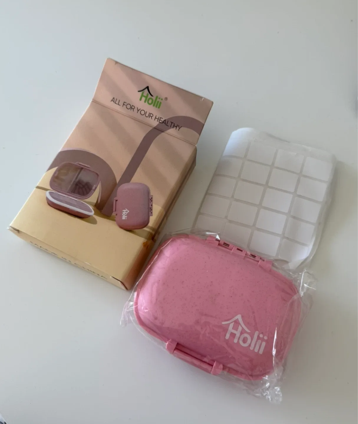 Holii Pill Box - Pink, New in Box