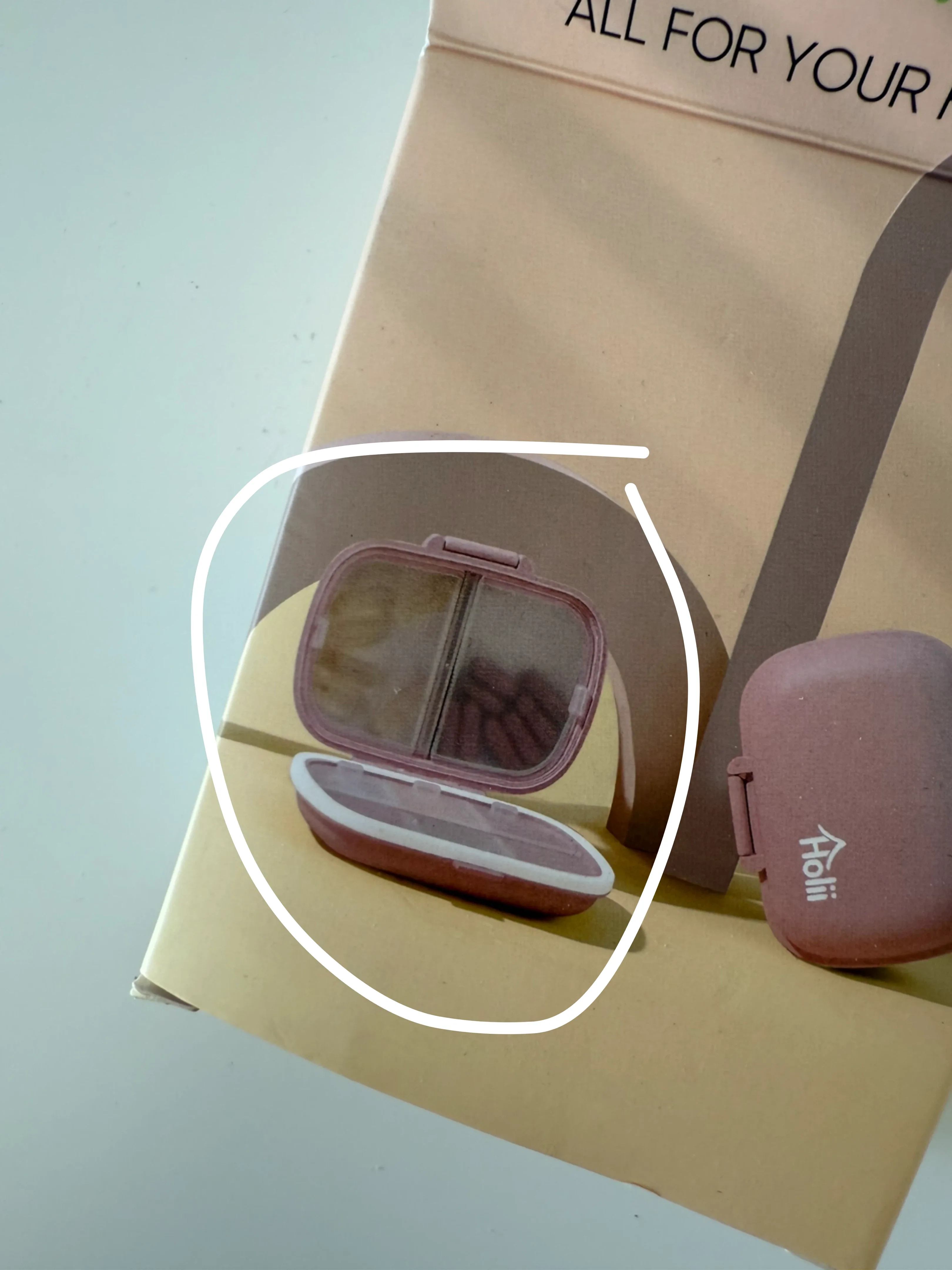 Holii Pill Box - Pink, New in Box image indicator(2)