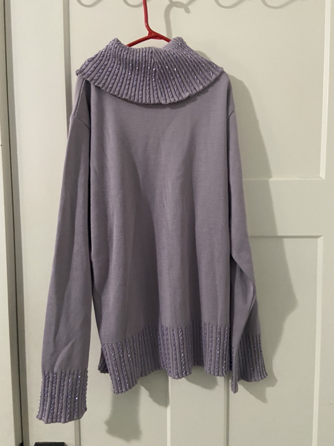 Lilac Embellished Sweater - photo 2