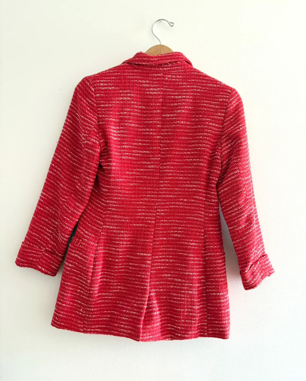 Red Tweed Blazer - Size S image indicator(4)