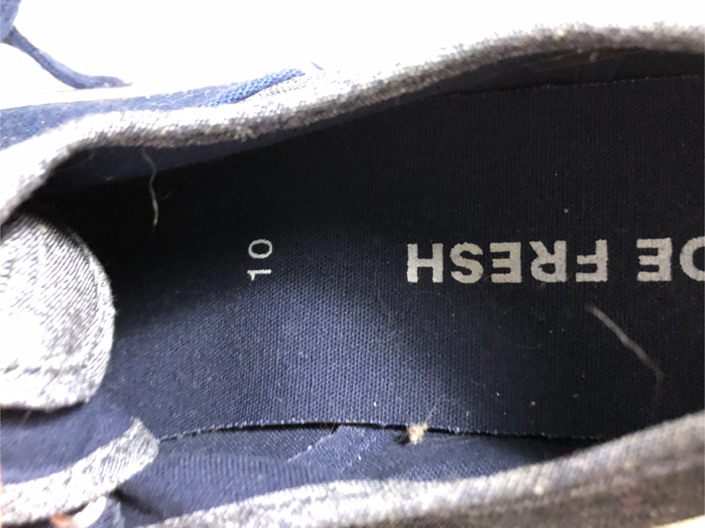 Men’s Blue Shoes. Brand NEW. Joe Fresh. Size 10. - photo 3