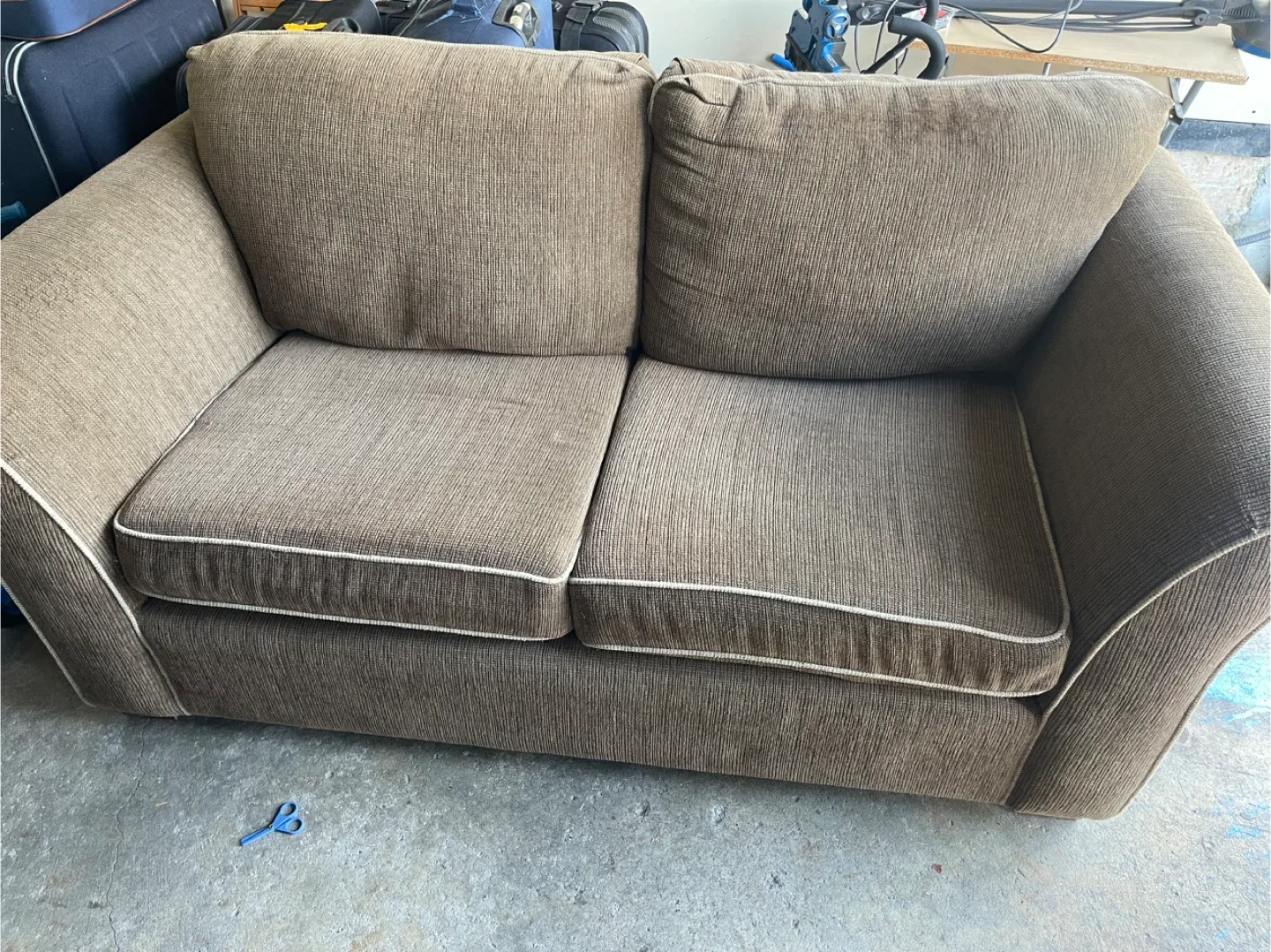 Brown Loveseat Sofa  "🧡" image indicator(2)