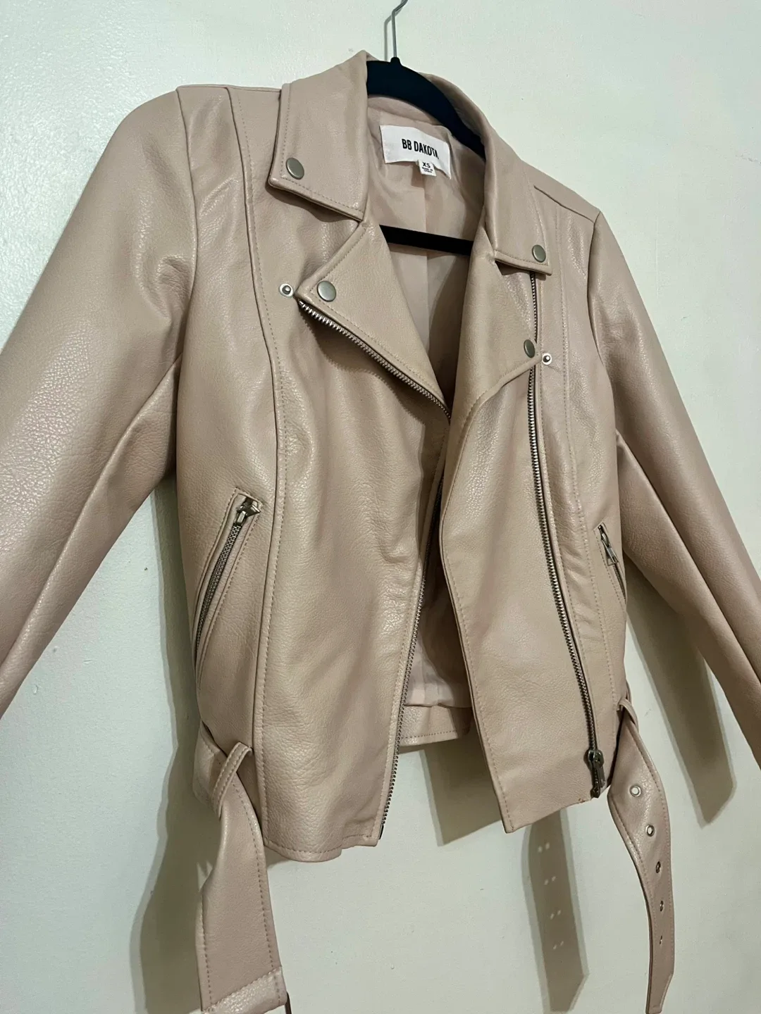 BB Dakota Faux Leather Jacket - Size XS image indicator(3)
