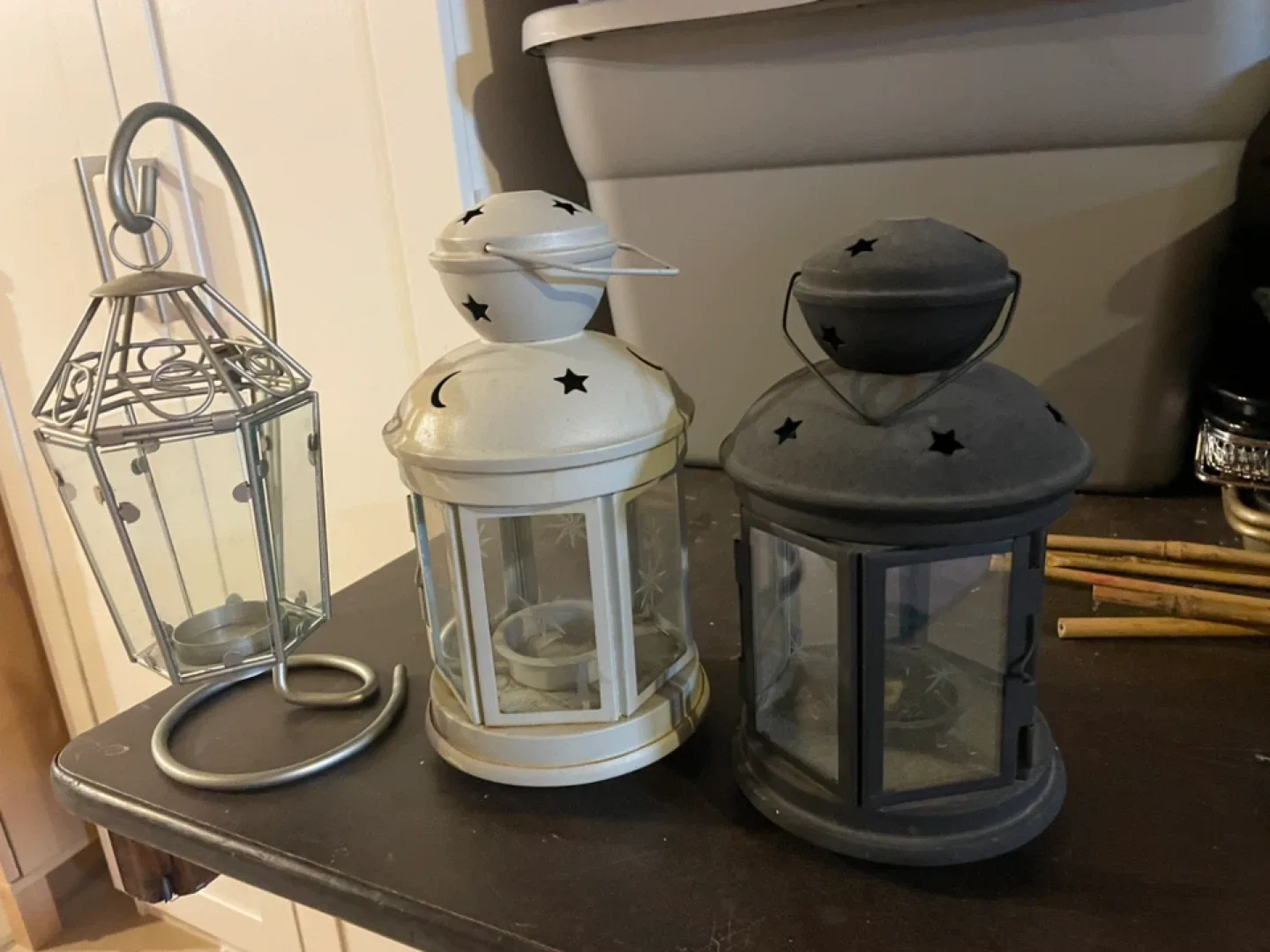 Outdoor Lanterns - Black & Grey image indicator(3)