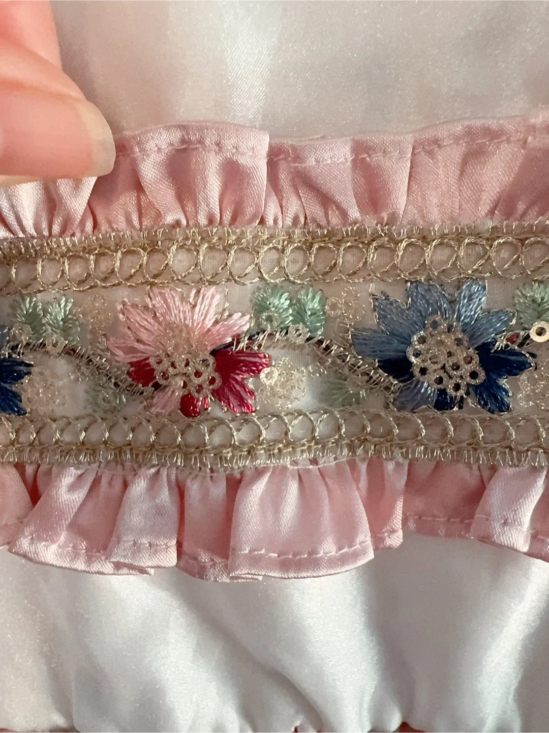 Floral Dress with Tassel Detail Toddler size 5-6T image indicator(3)