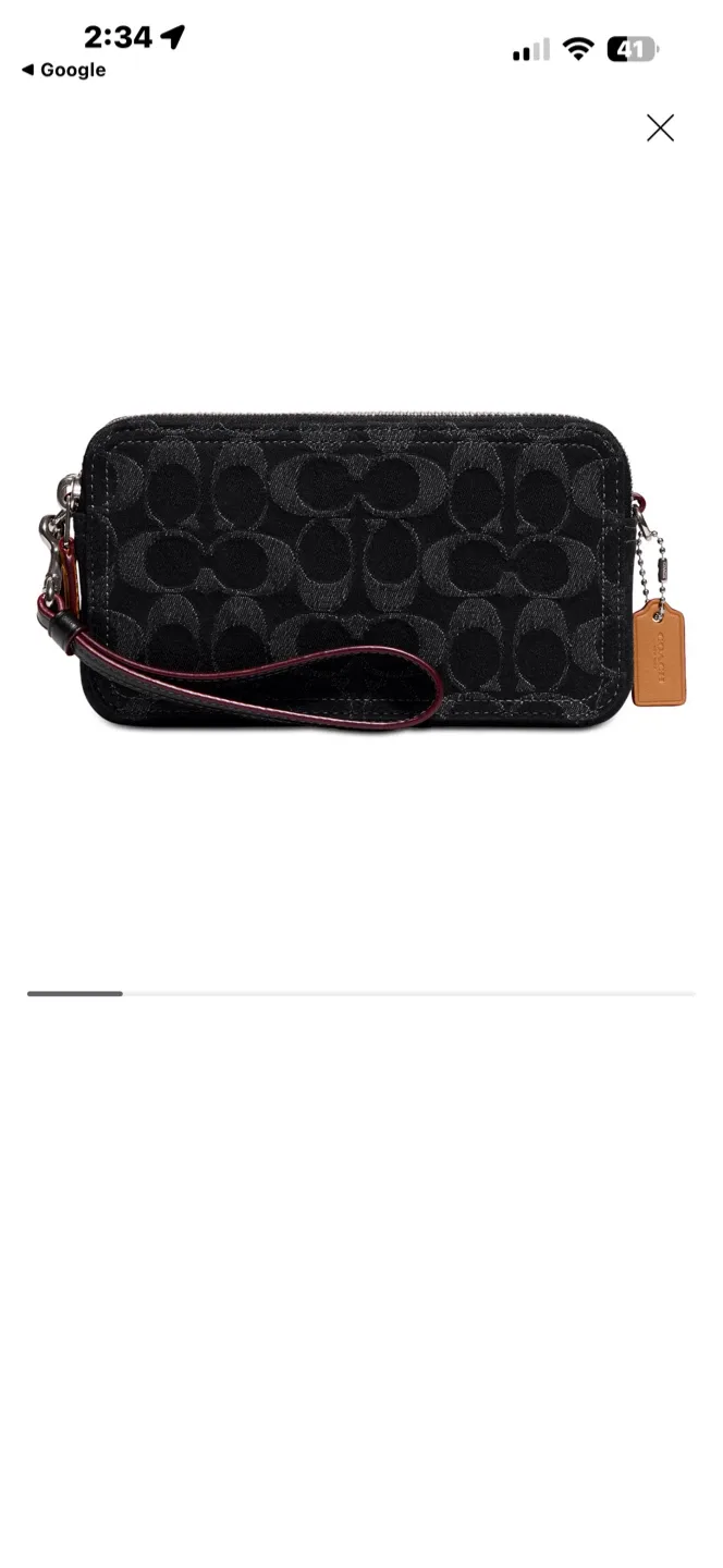 COACH   Small Wristlet Crossbody image indicator(2)