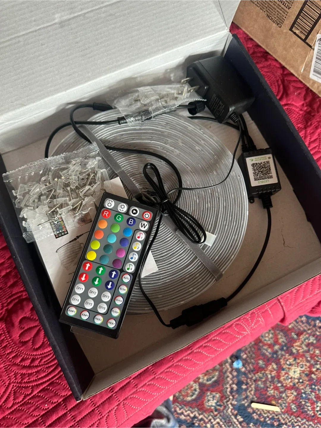 New Waterproof Outdoor RGB LED Strip Lights image indicator(3)