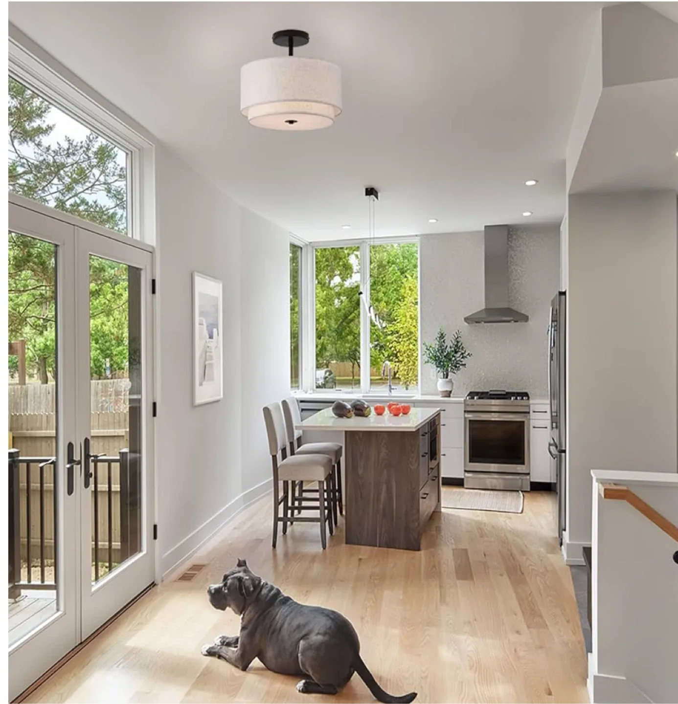 Flush Mount Ceiling Light Fixture image indicator(3)