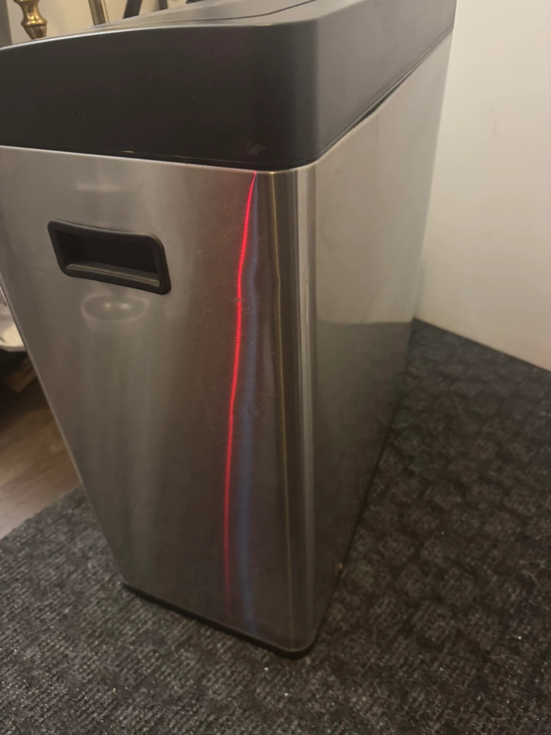 New step n' sort Stainless Steel Trash/Recycling Bin - photo 2