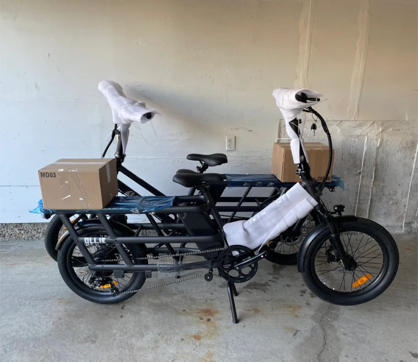 NEW! Ollie Longtail Cargo City EBike 500W 96km 32km/h MSRP $3050 image indicator(3)