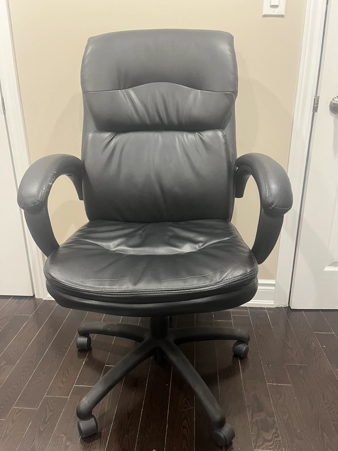 Black Leather Office Chair