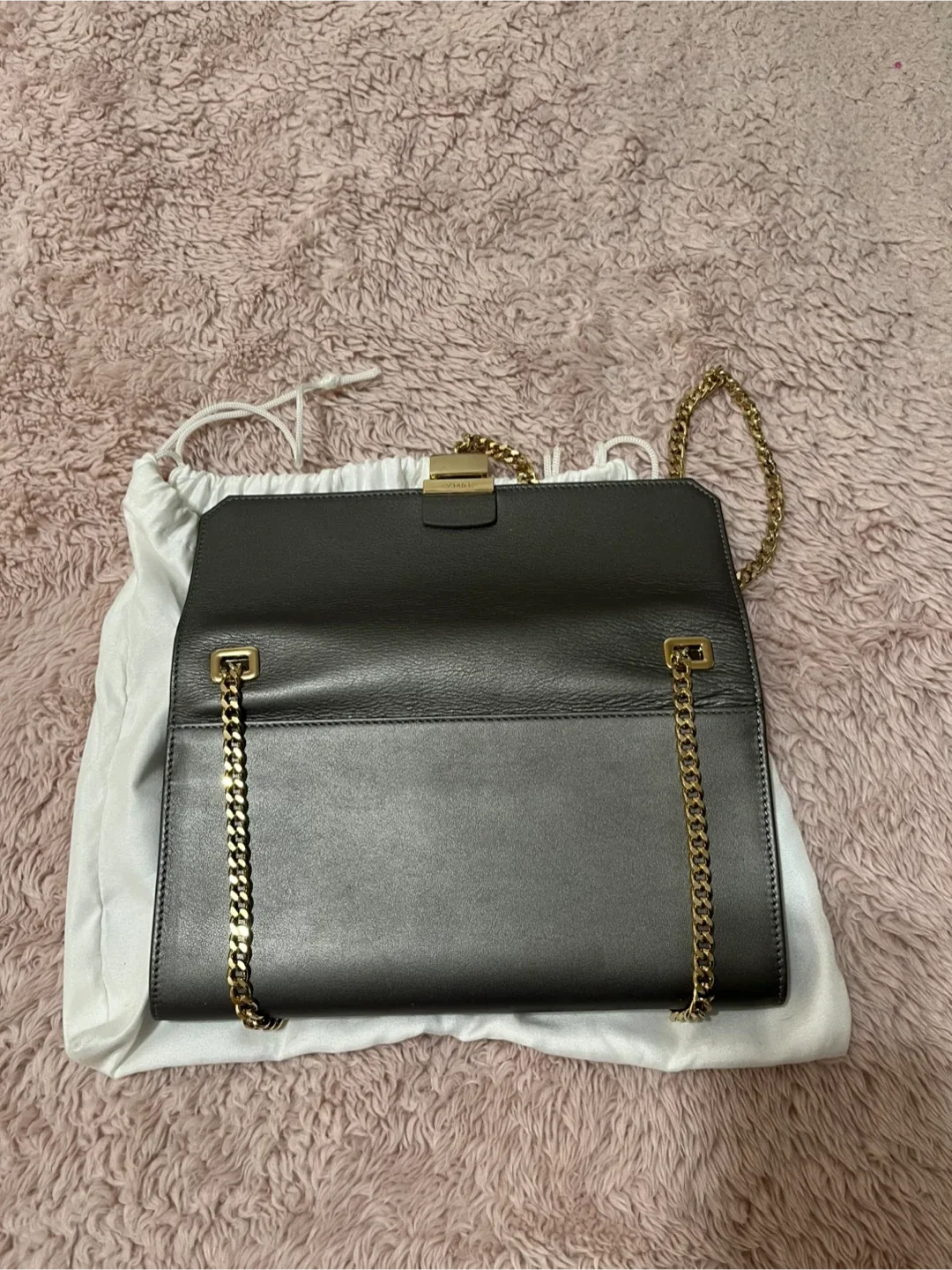 Furla Gray Leather Crossbody Bag image indicator(4)