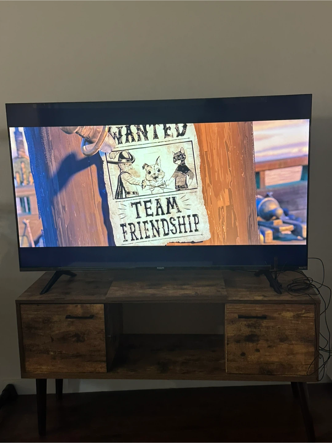 Philips 55" 4K Ultra HD Smart TV + tv stand - photo 3