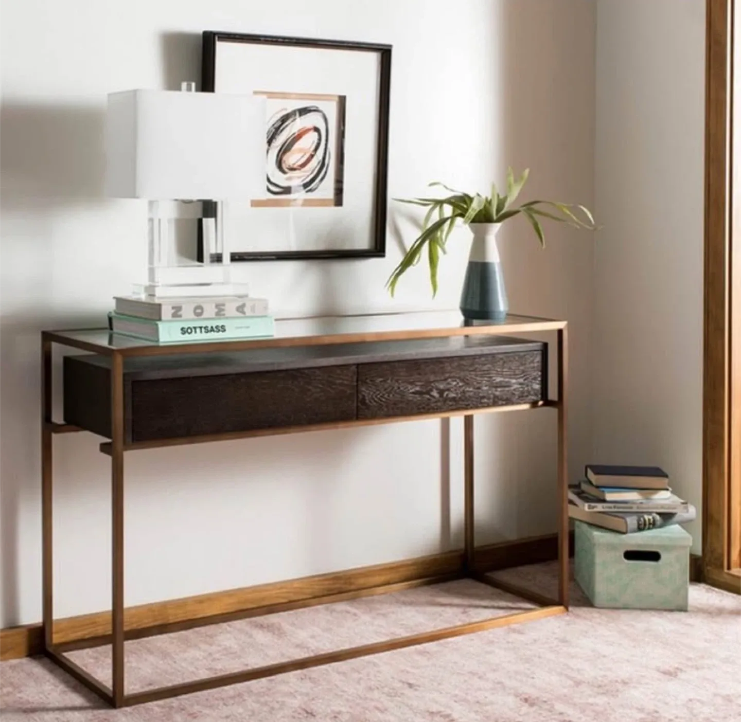 Safavieh Town Square Clear Acrylic Table Lamp image indicator(2)