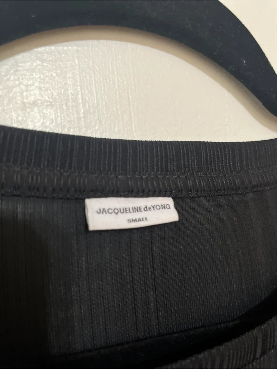 Jacqueline de Yong Black Dress - Size Small image indicator(3)