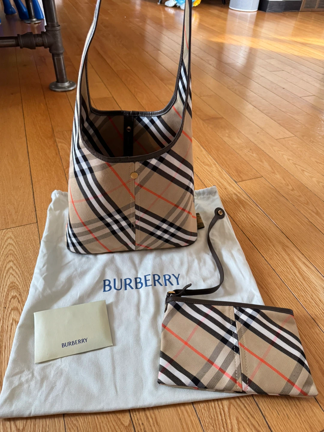 Hobo Shoulder Bag with Pouch