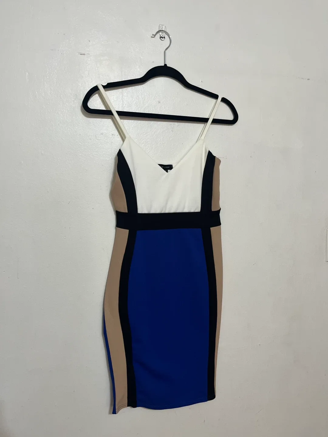 New Look Color Block Bodycon Dress - Size 6 thumbnail