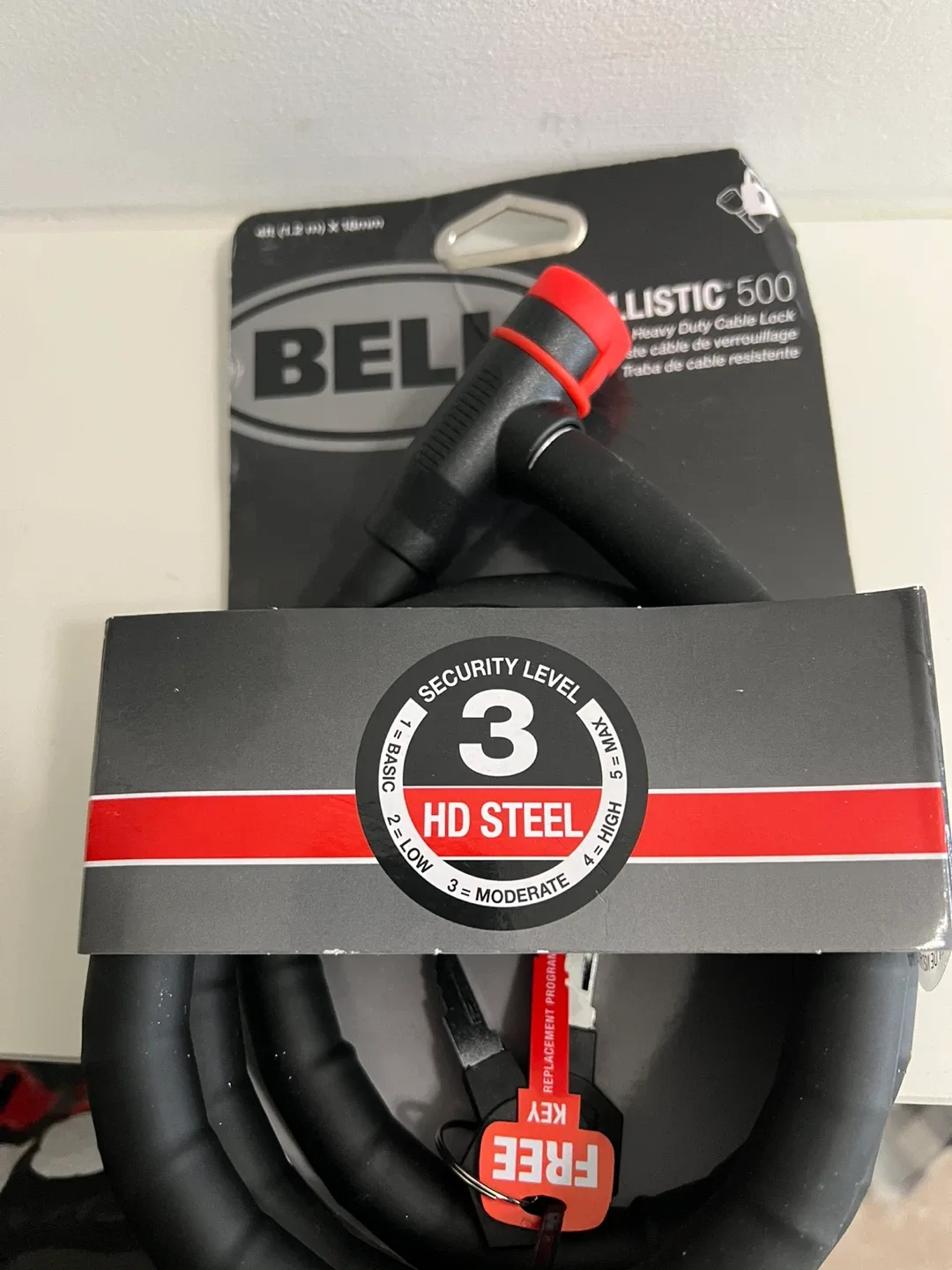 Bell Ballistic 500 Heavy Duty Cable Lock