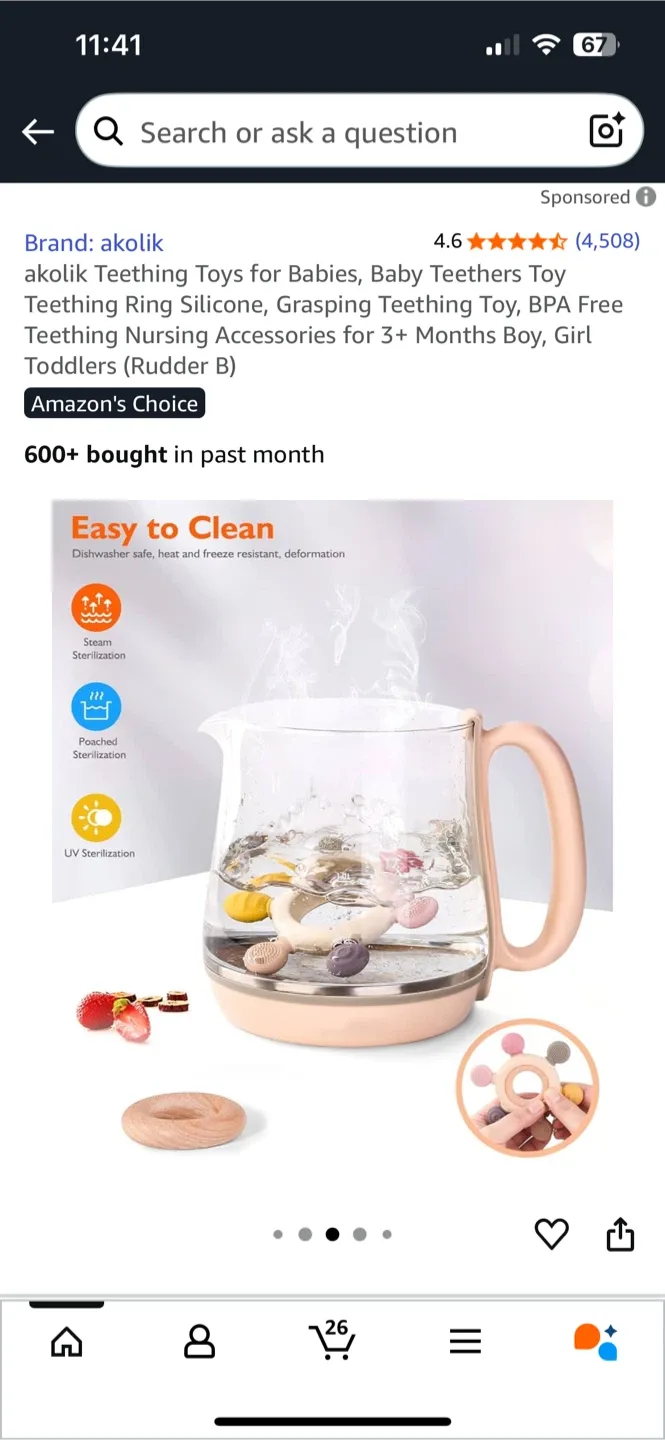 Baby Teether Toy - New in Box! image indicator(4)