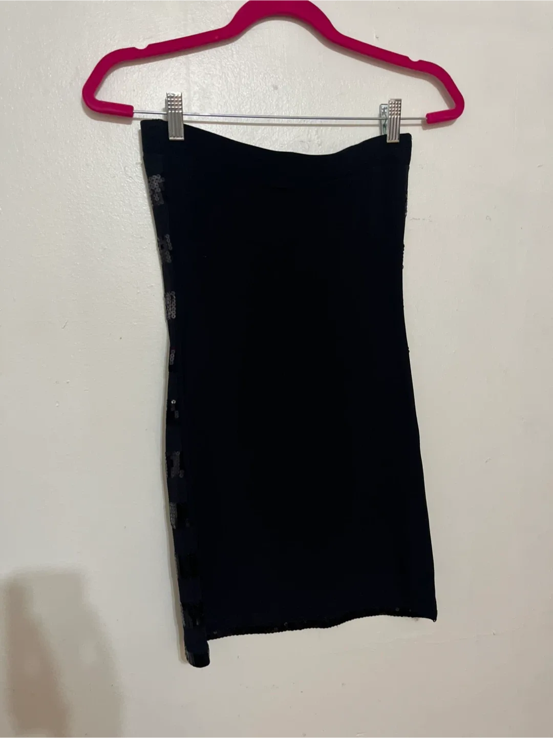 Black Sequin Strapless Mini Dress Small image indicator(2)