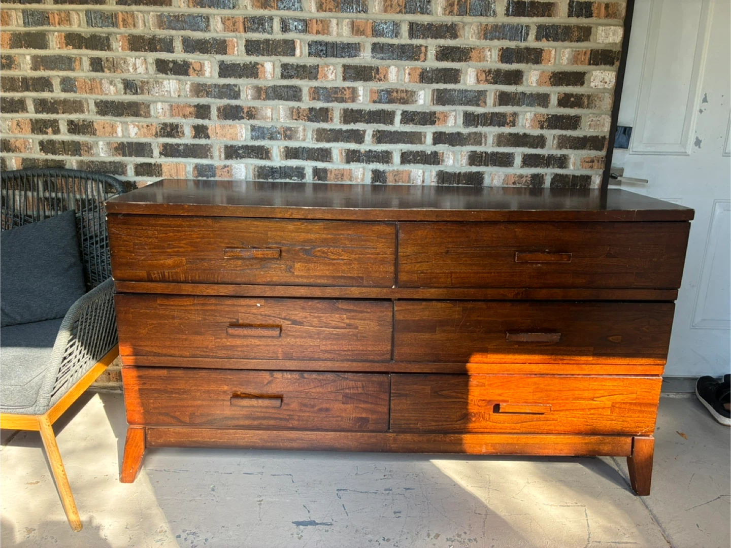 Wood Dresser - 6 Drawer