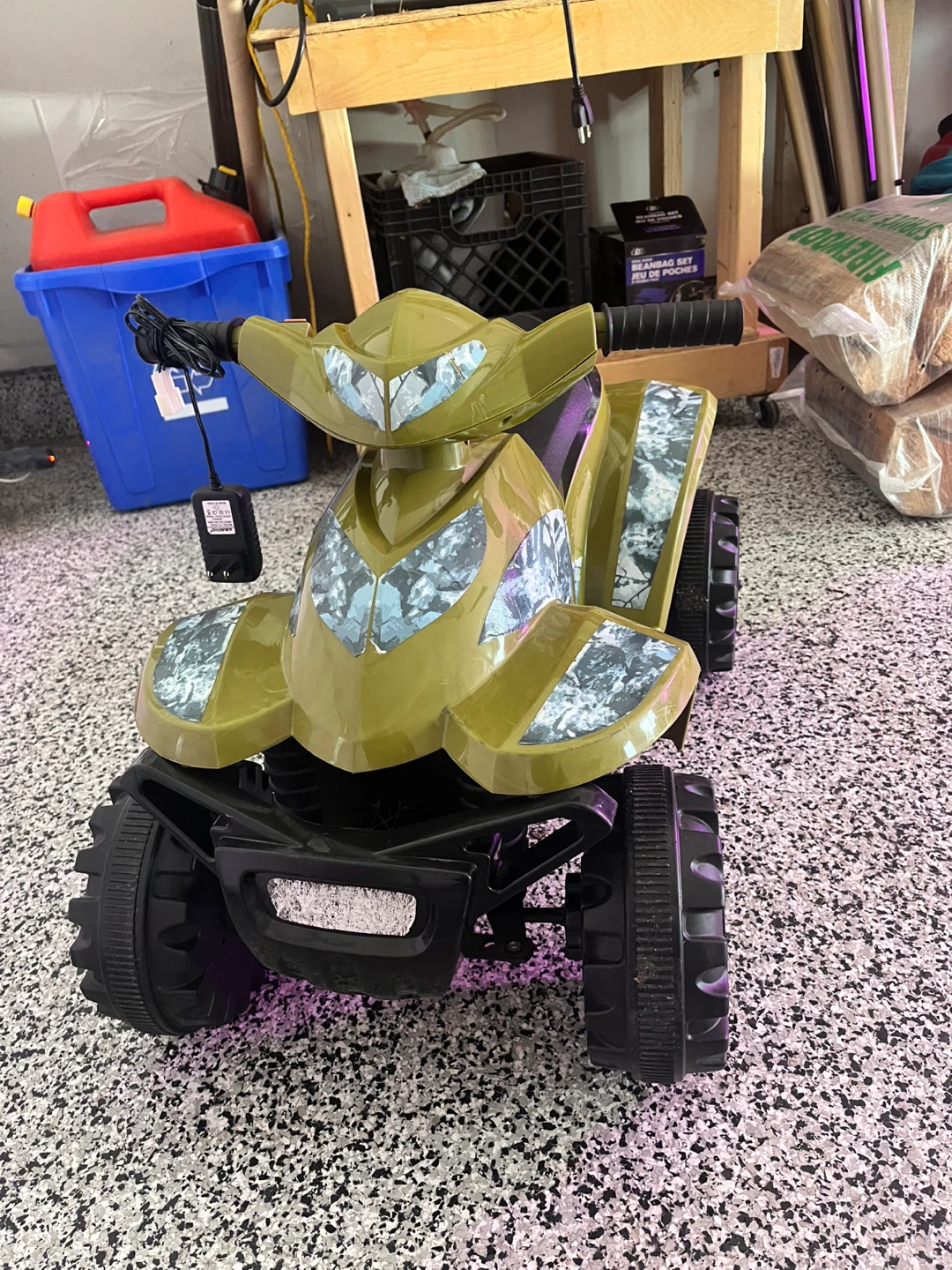 Kids Ride-On ATV - Olive Green - photo 2