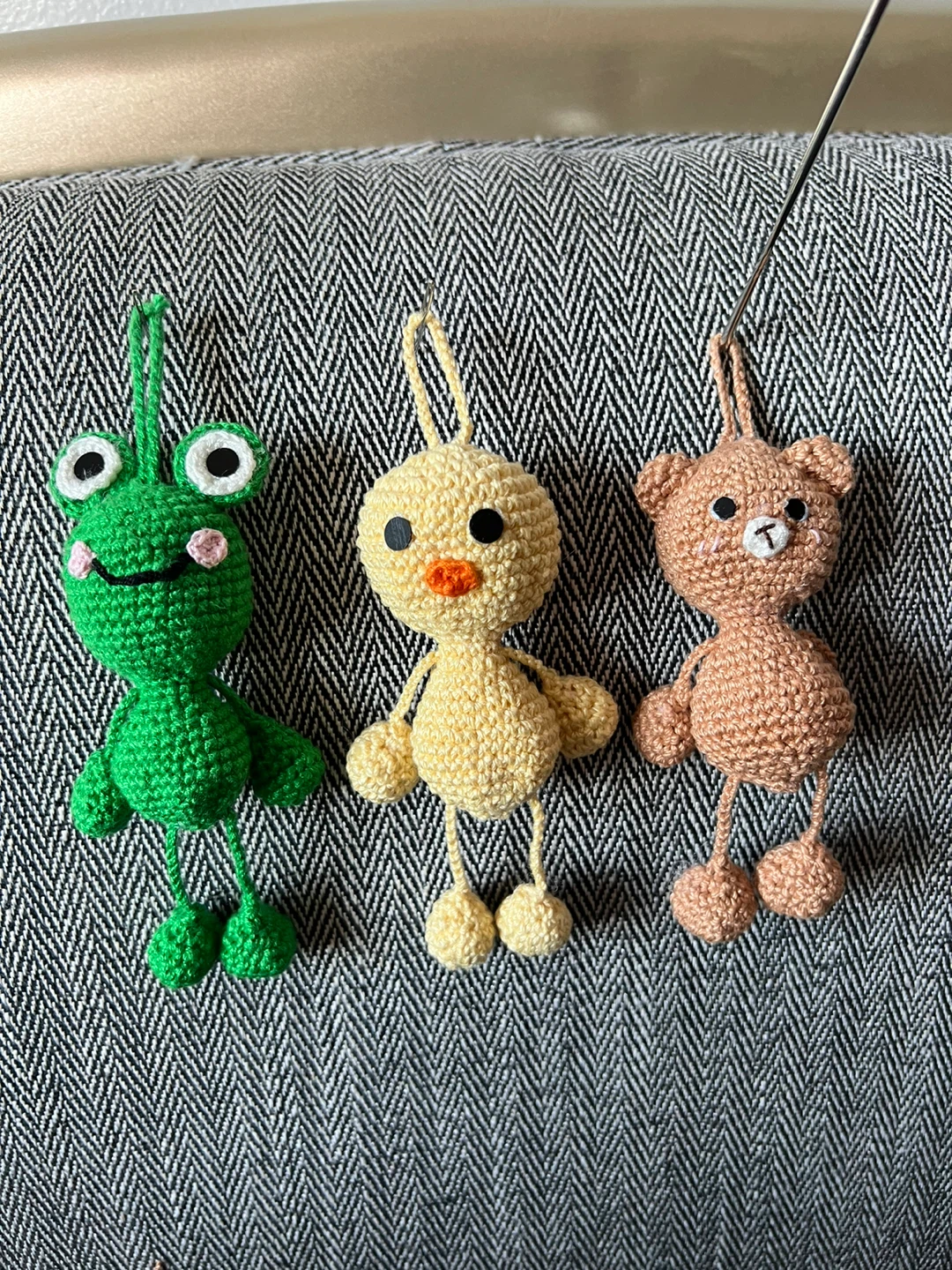 Handmade Crochet Animal Keychains - photo 2