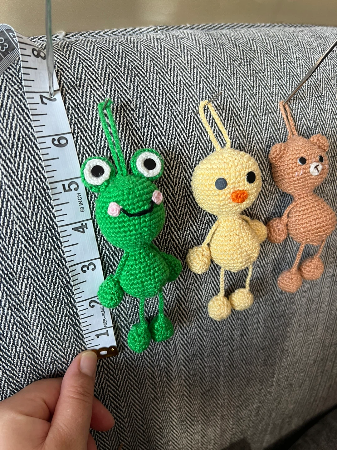 Handmade Crochet Animal Keychains