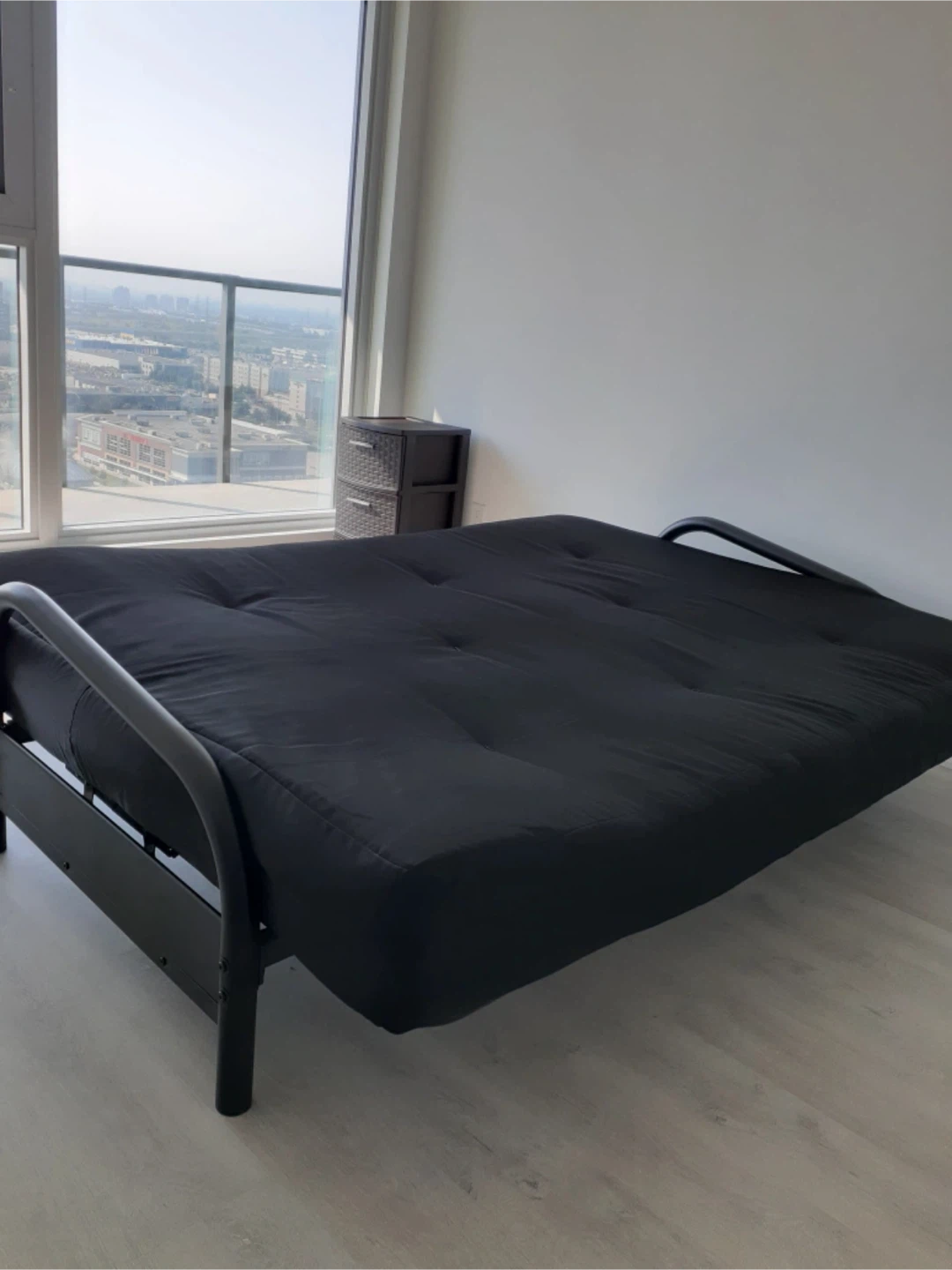 Black Futon Frame & Mattress