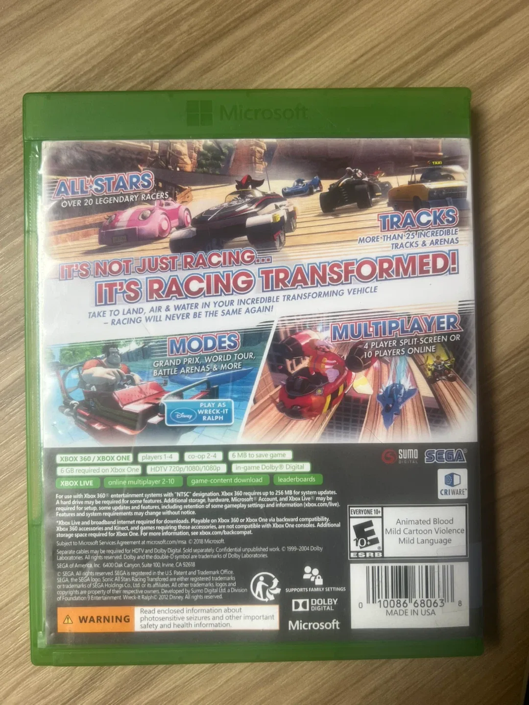 Sonic & All-Stars Racing Transformed - Xbox 360/One image indicator(3)