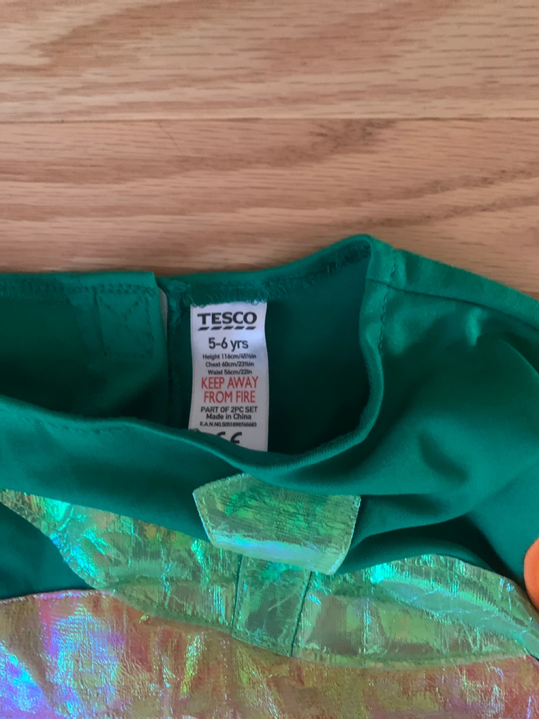 Tesco Pumpkin Costume - Size 5-6 yrs - photo 2