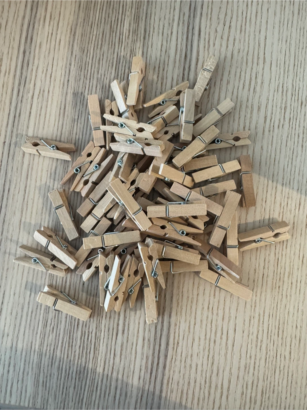 Mini Wooden Clothespins