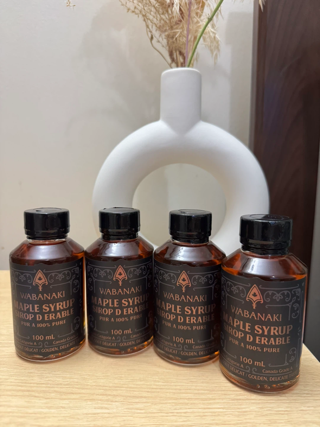 BRAND NEW Wabanaki Maple Syrup - 4 x 100ml Bottles - photo 2