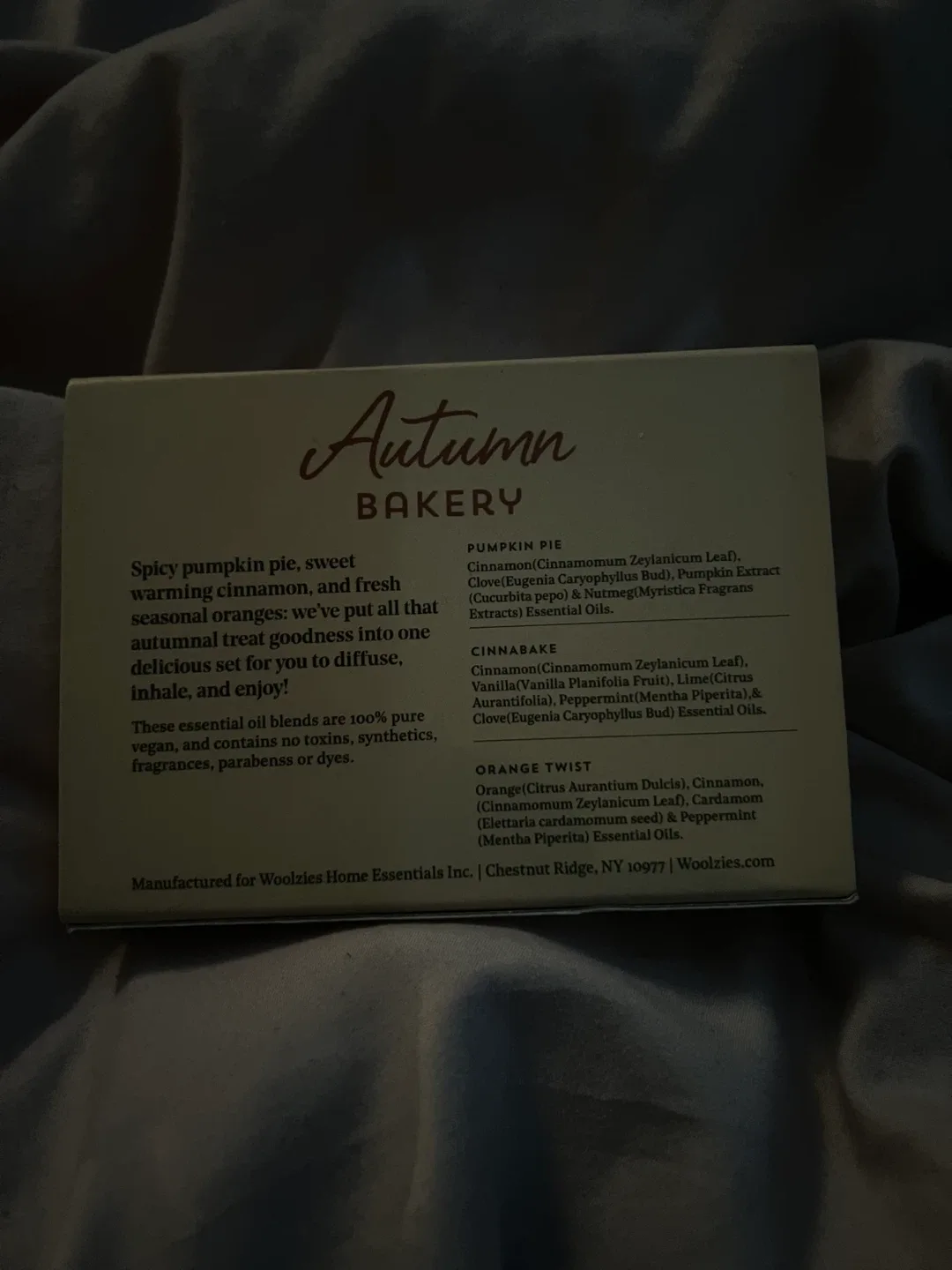 Essential Oils Autumn Themed - Brand New image indicator(2)