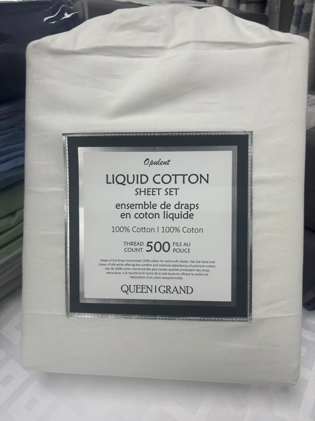 Opulent Liquid Cotton Sheet Set - Queen/Grand thumbnail