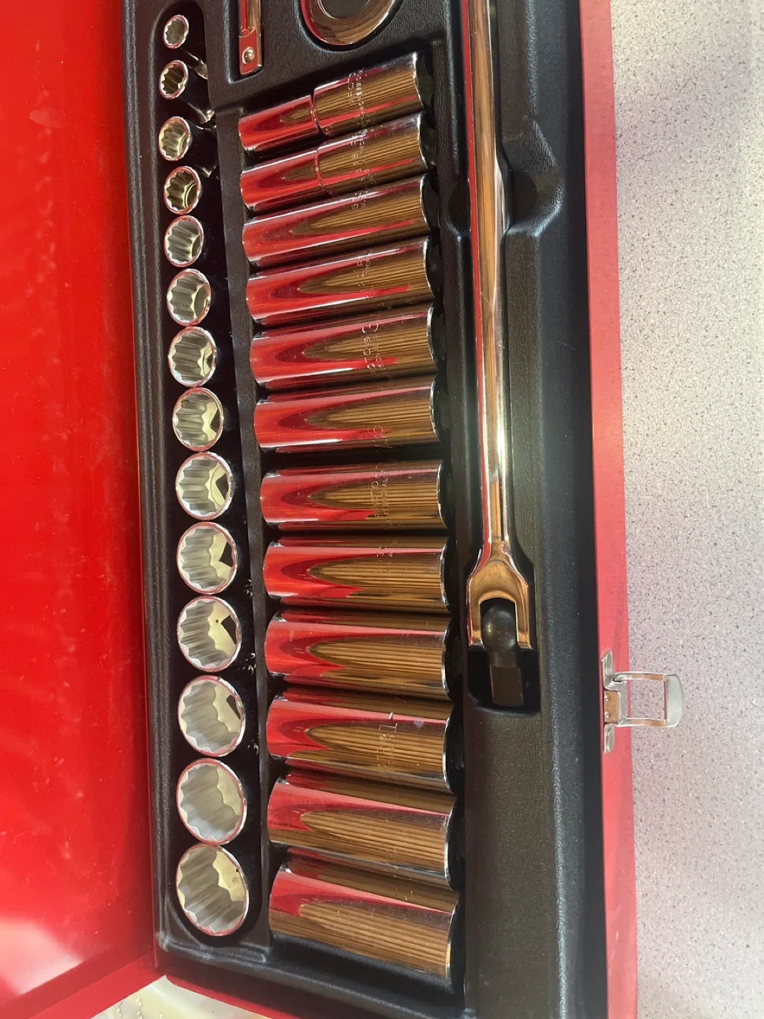 Proto 30 PC Fractional 1/2" Drive Socket Set image indicator(4)