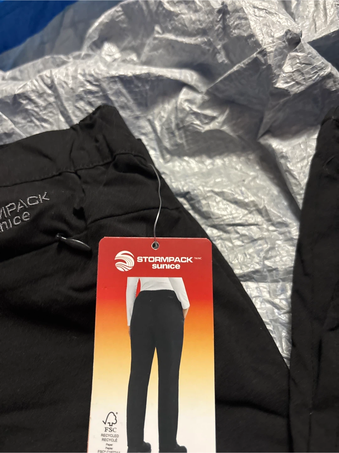 Stormpack Sunice windproof lined Black Pants - Size L/G - photo 4