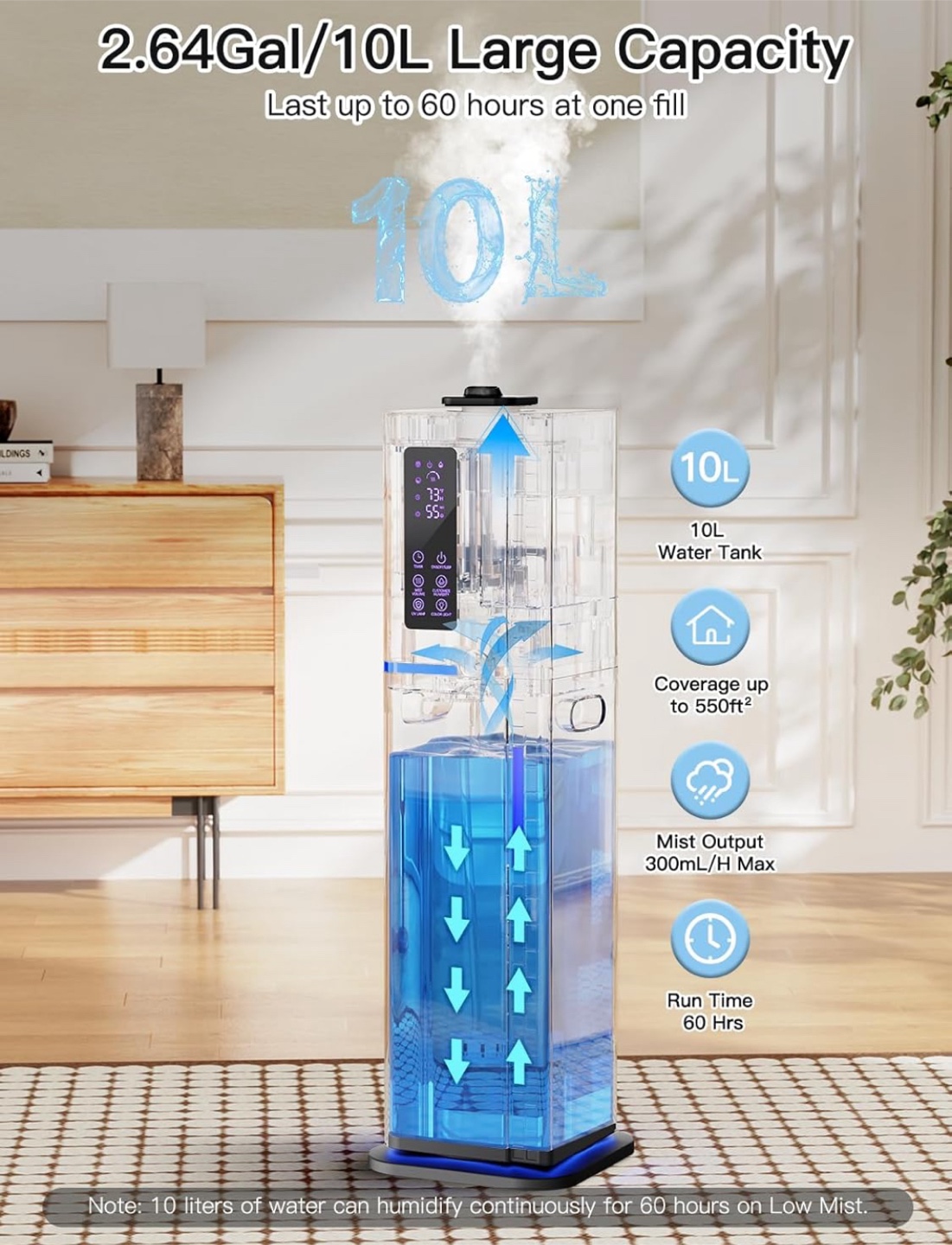 10L Humidifier with Remote - photo 2